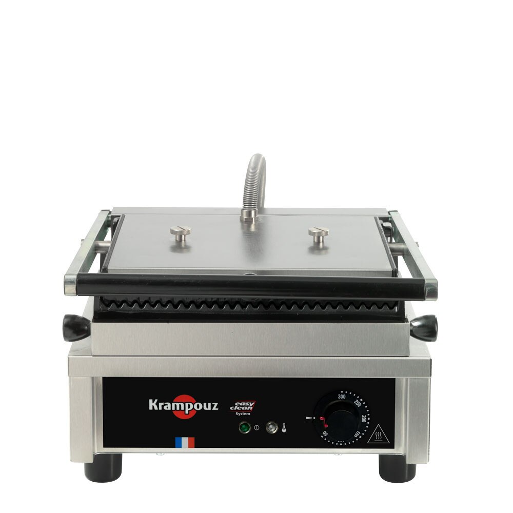 Krampouz - Contact Grill - Small - Ribbed Top - Ribbed Bottom